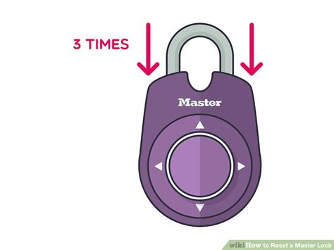 4 Ways to Reset a Master Lock .